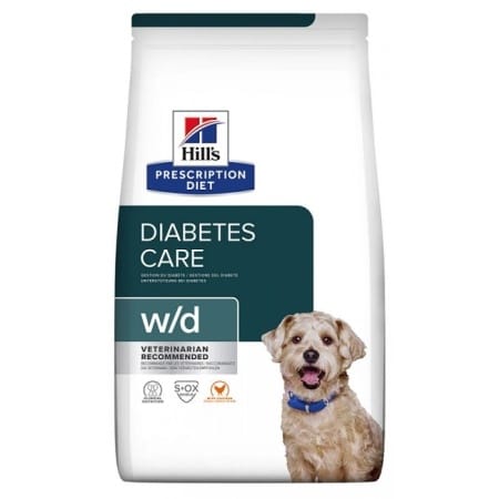 Hills Prescription Diet w d Digestive Weight Diabetes Management Για Σκύλους Με Κοτόπουλο dogger.gr